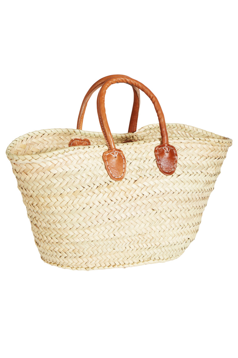 Sac en osier Ibiza, petit sac à provisions Cestino