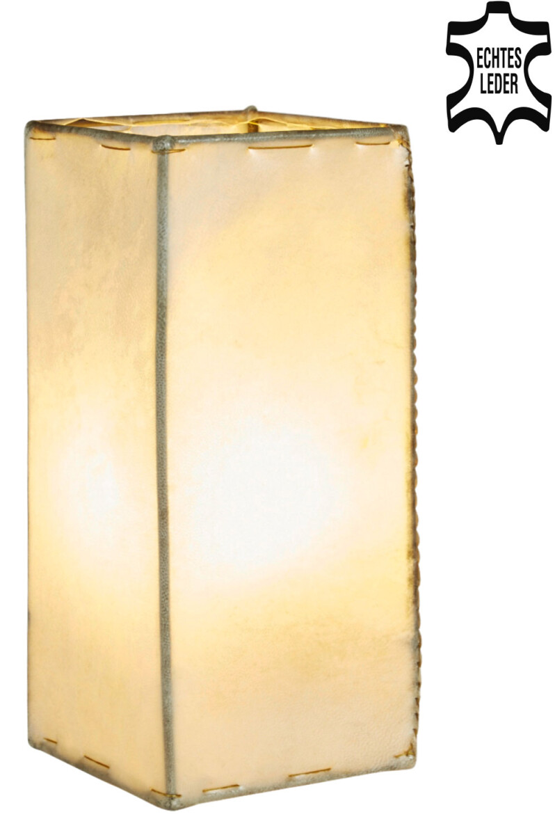 Lampe de chevet en cuir, lampe de table, lampe Janka, couleu