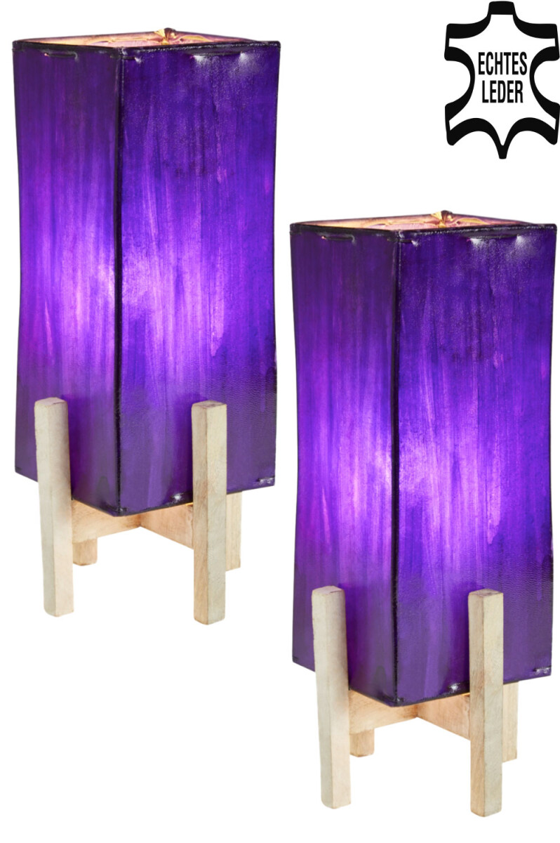 Lot de 2 Janka violet avec structure bla box