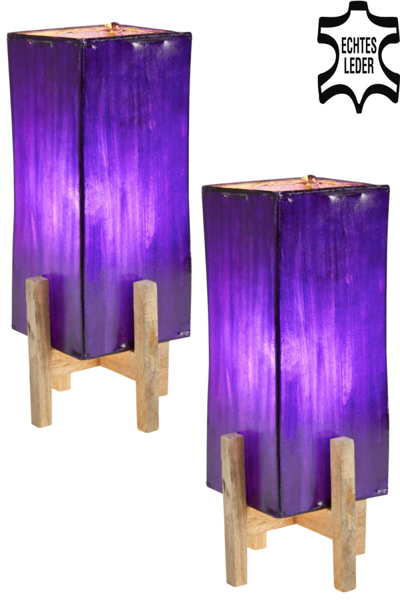 Lot de 2 Janka violet avec structure mar box