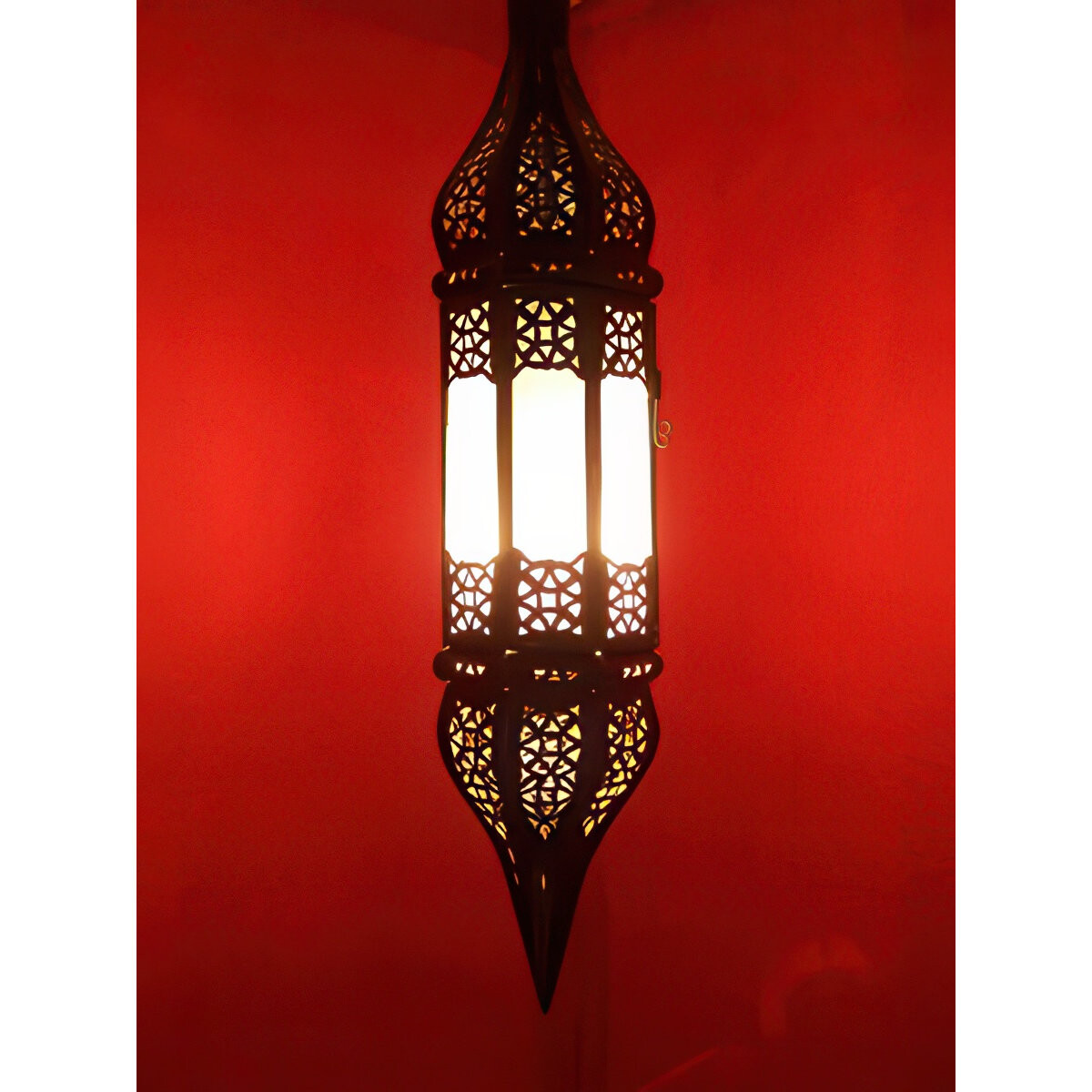 Lampe de plafond orientale Rihana blanch box