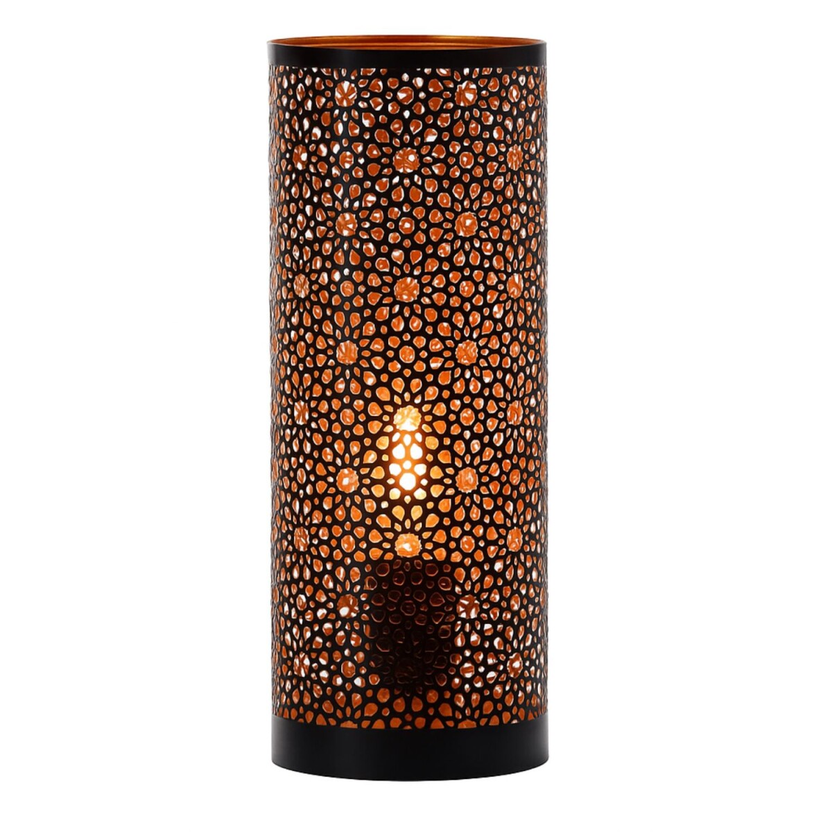 Lampe de table Naziha 30 x 13 cm noir et or | Lampe de cheve