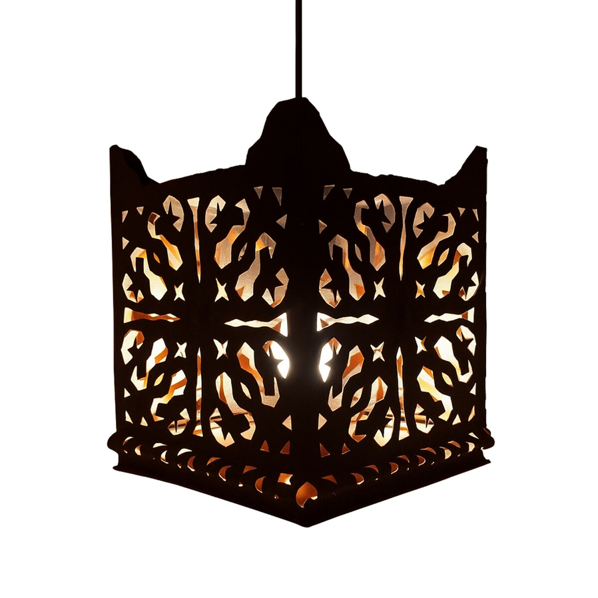 Plafonnier Randa Noir 30 cm | Lampe maro box