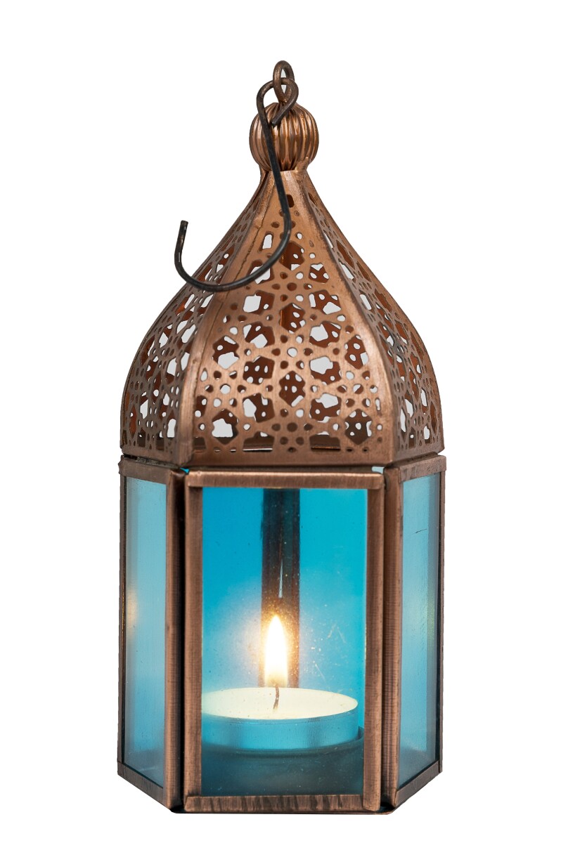 Lanterne orientale Meena - Bleu box