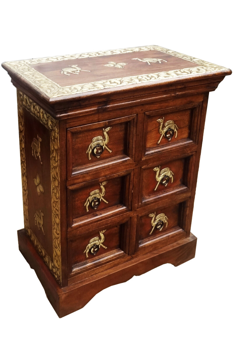 Table de chevet indienne Mohini