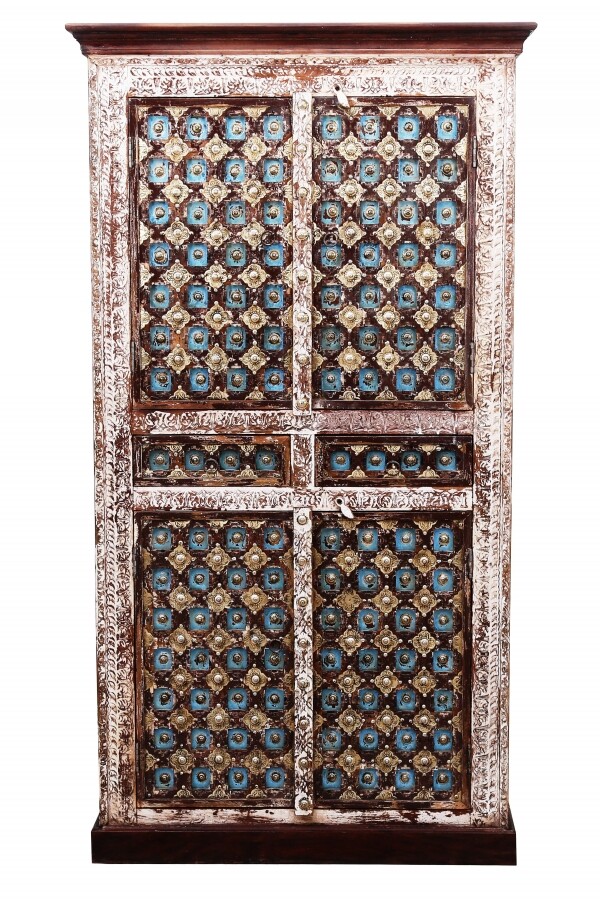 Armoire vintage, armoire de couloir antique Billur - 2 - 185