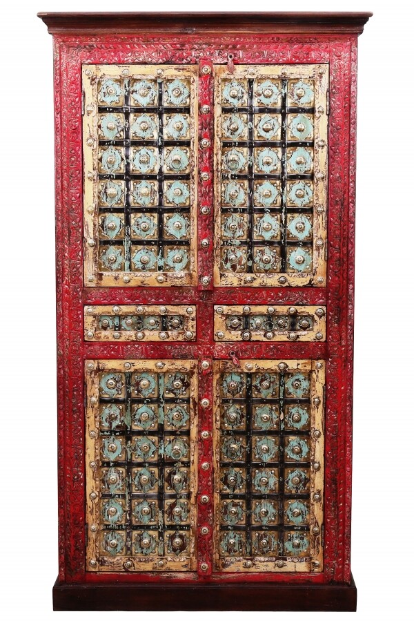Armoire Orient, armoire de cuisine antique Billur - 3 - 185 