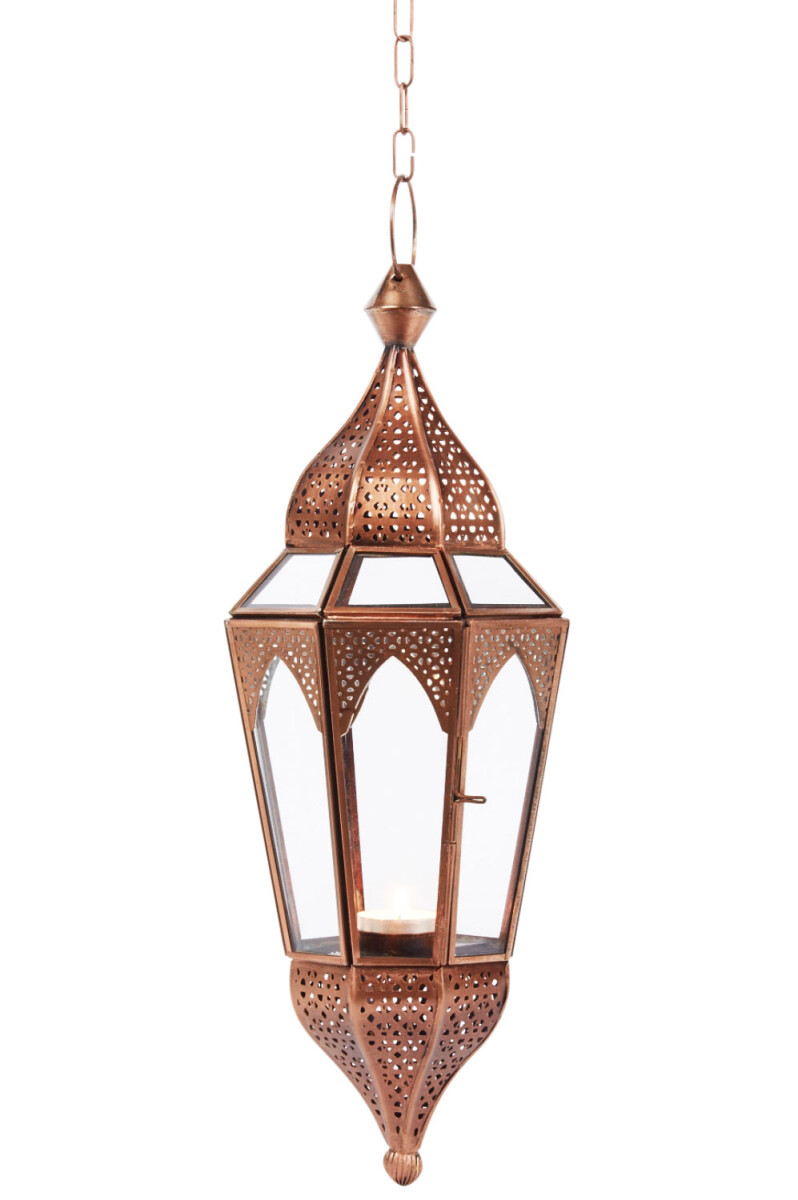Lampe suspendue orientale Lalita - Transparente