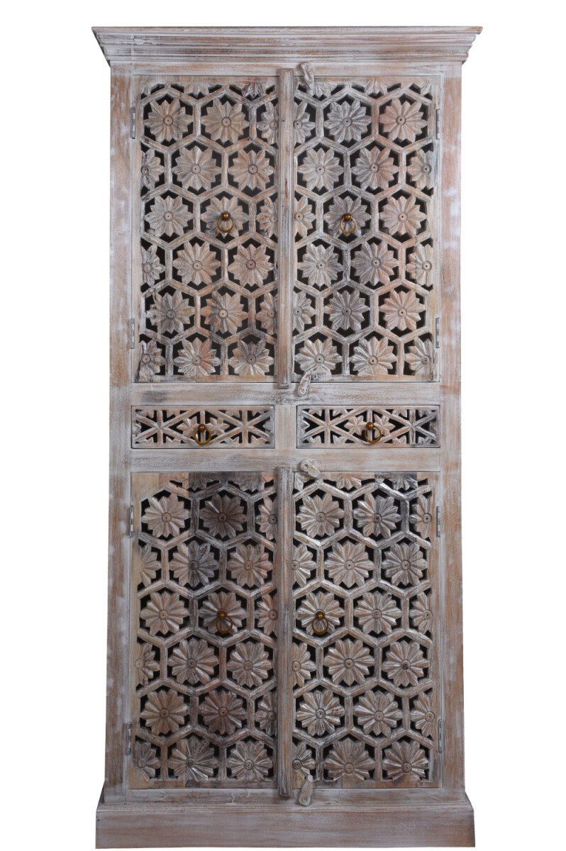 Armoire vintage Hamada, gris
