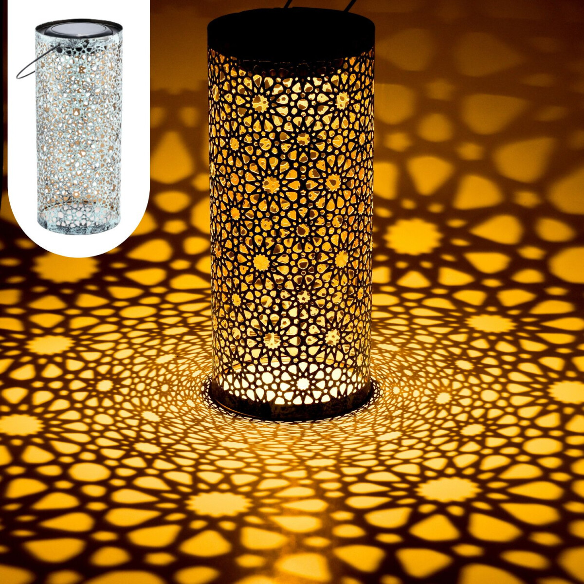 Lanterne solaire orientale, lampe d&eacu box