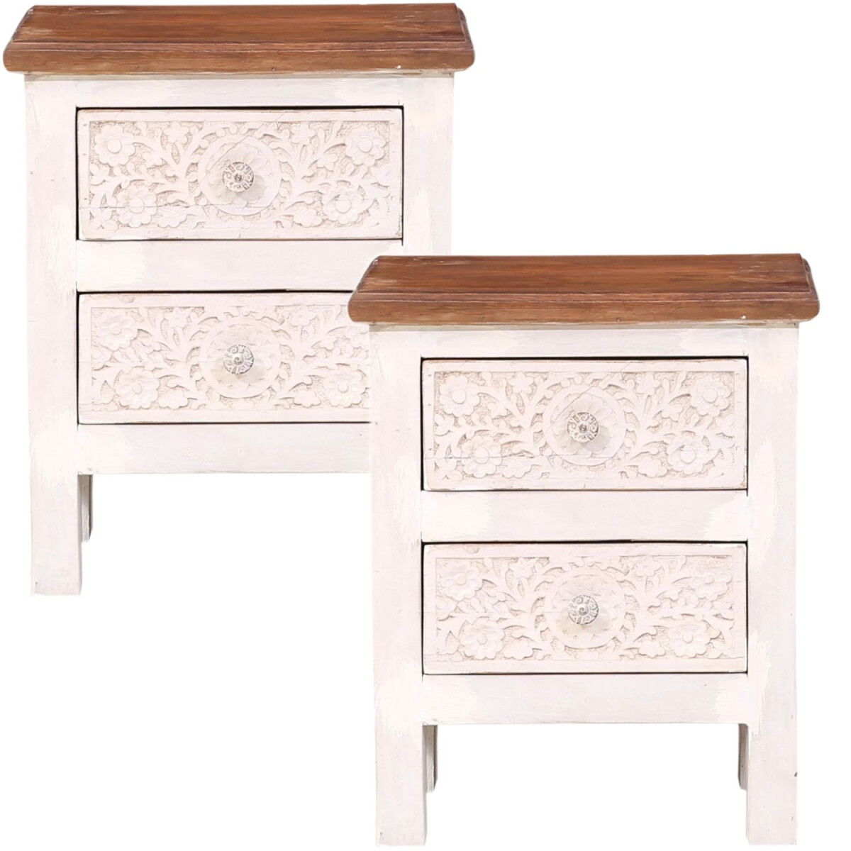 Lot de 2 meubles de style bohème  box