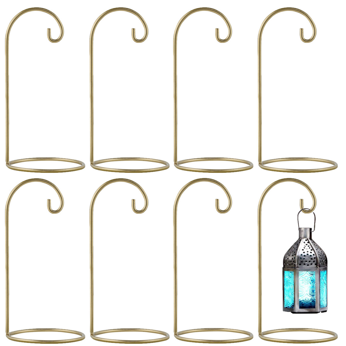 Lot de 8 supports pour lanternes Buno Gold, petit mod&egrave