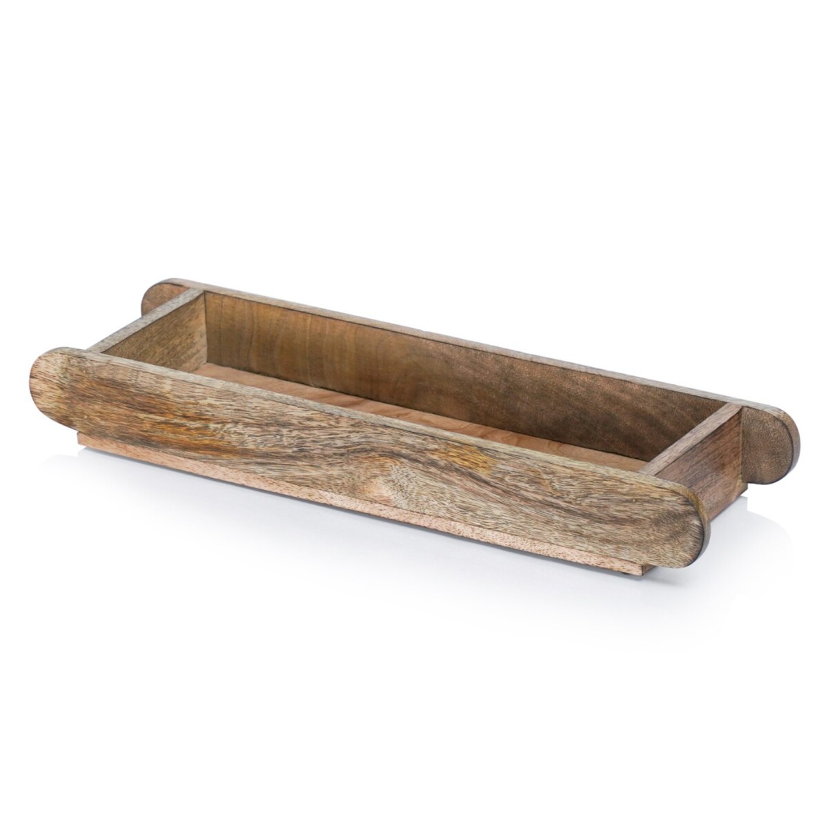 Plateau vintage en bois Ralio 40 cm box