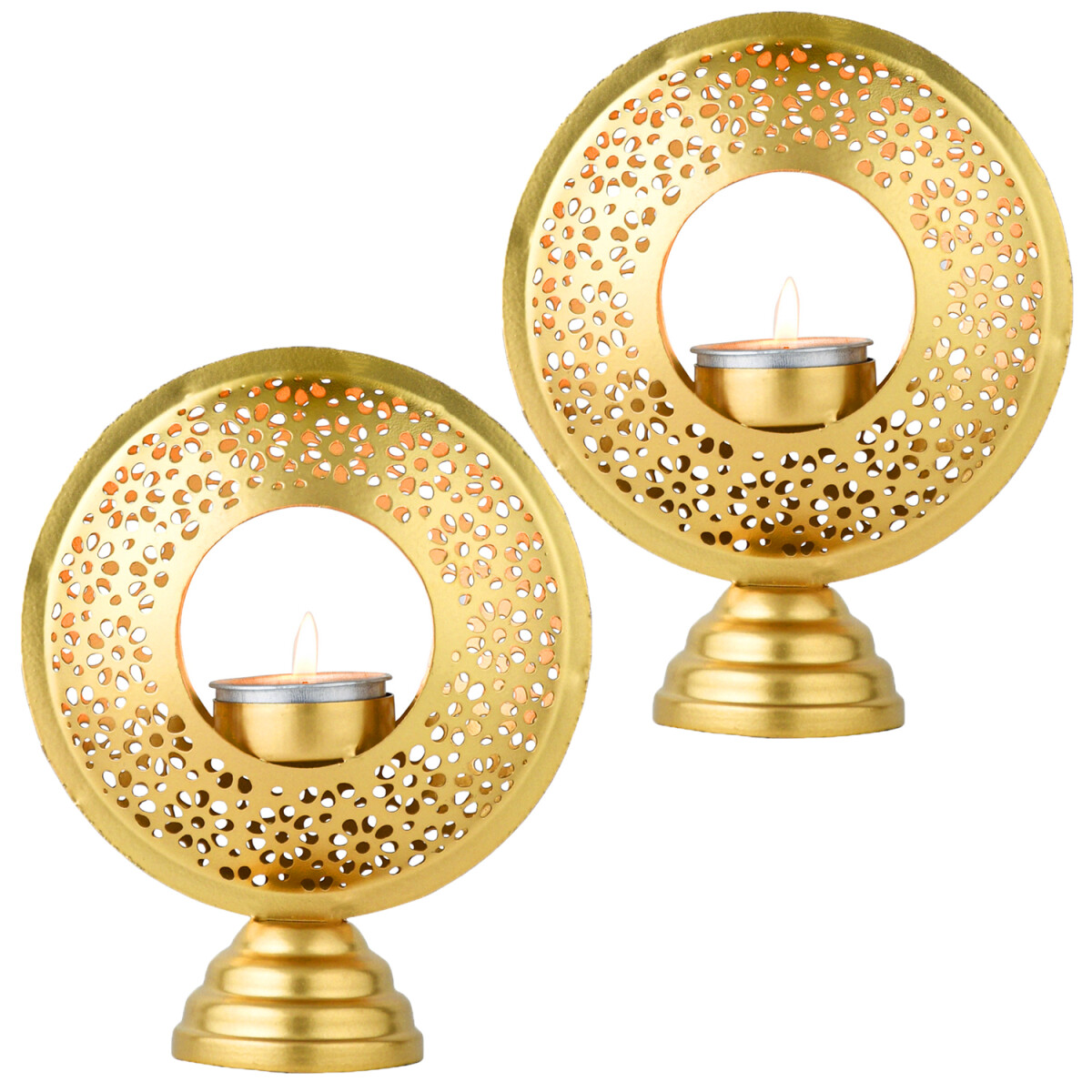 Lot de 2 bougeoirs de style oriental Ami box