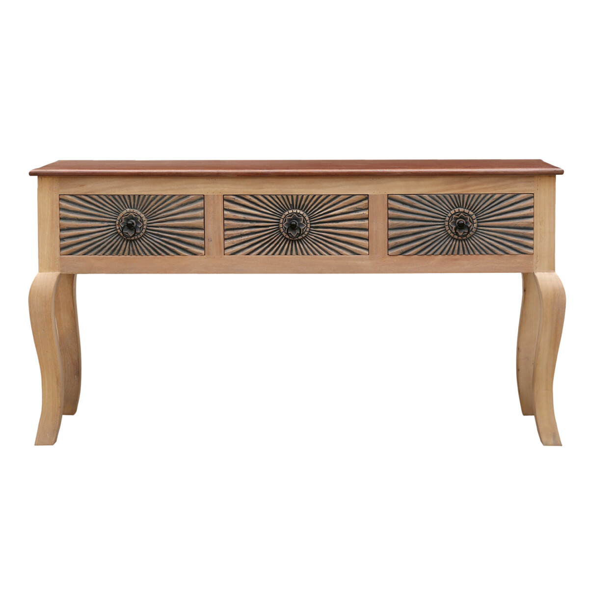 Table console Abbey – Bois massif, sculptée &ag