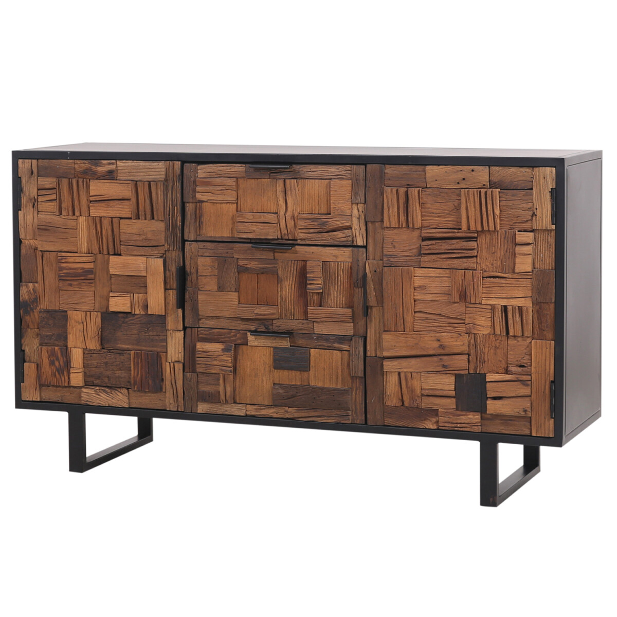Buffet Adaline 157 cm en bois et m&eacut box
