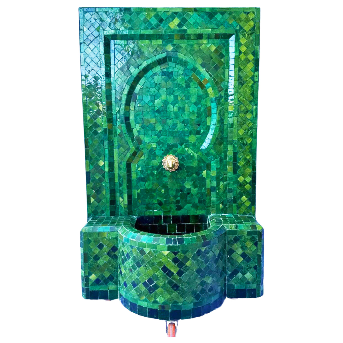 Fontaine de jardin marocaine en mosa&ium box