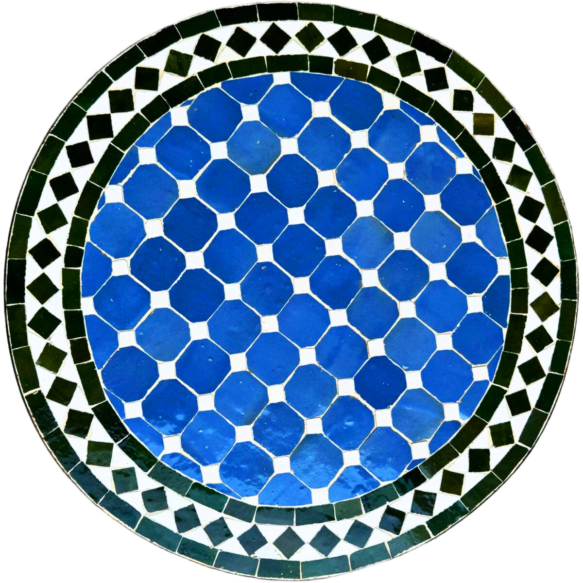 Carreau de mosaïque Marrakech bleu  box