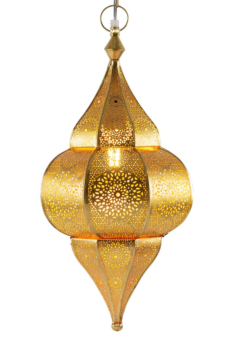 Lampe suspendue orientale en méta box