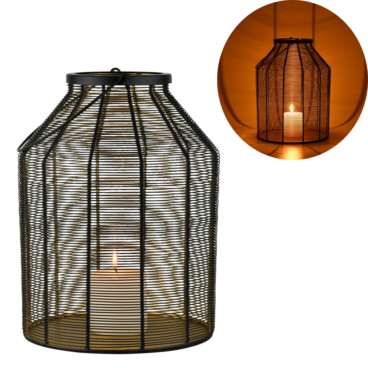 Lanterne Caecilia 33 cm, lanterne en m&e box