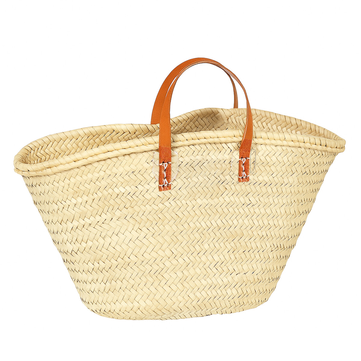 Sac panier Cestal Kurz - Sac tressé de 55 cm en feuil