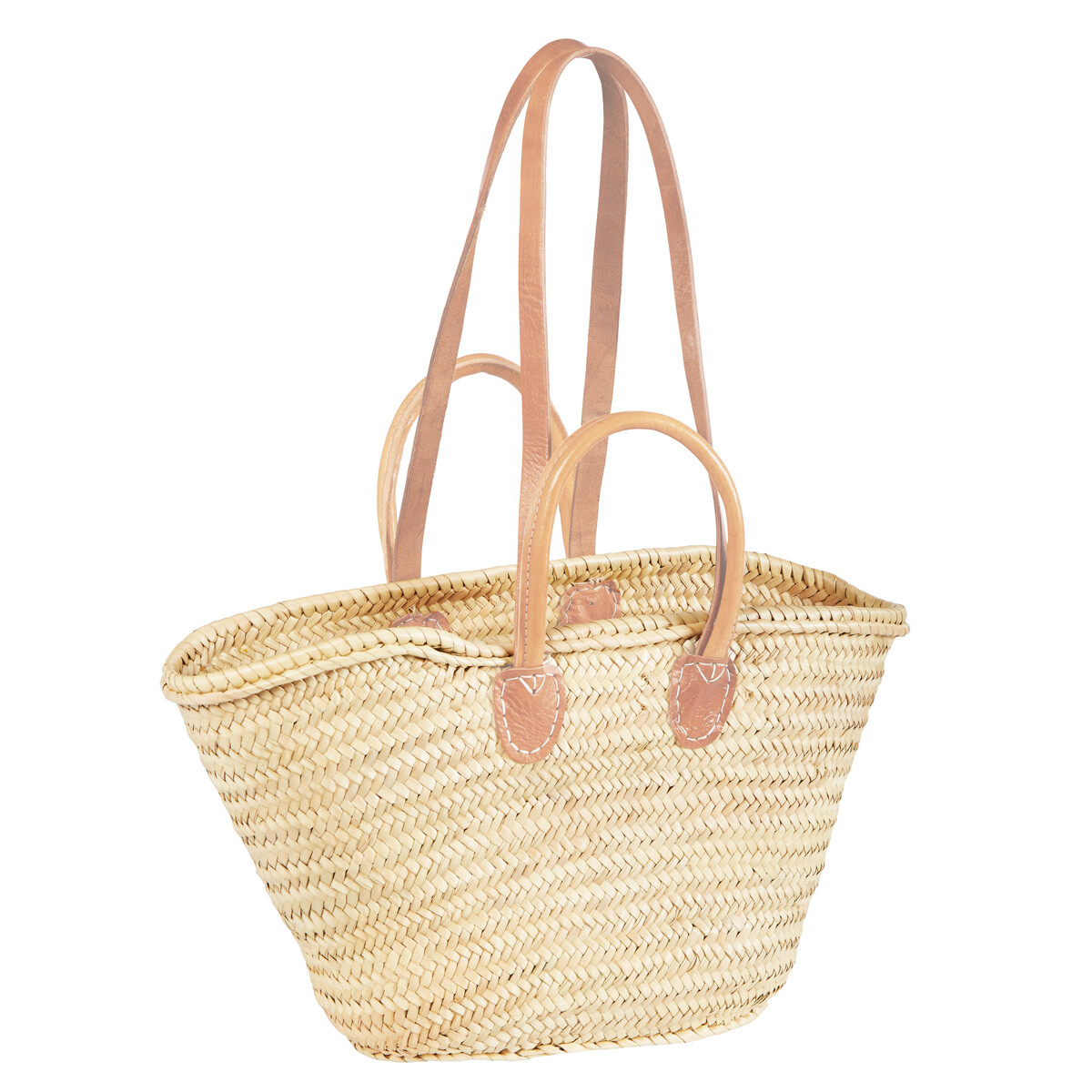 Cesta Natur - Sac de plage en osier de 55 cm, en feuilles de