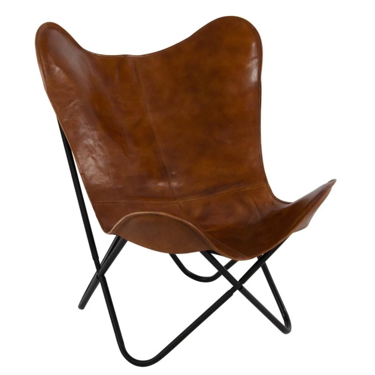 Fauteuil papillon en cuir Boufal | Faute box