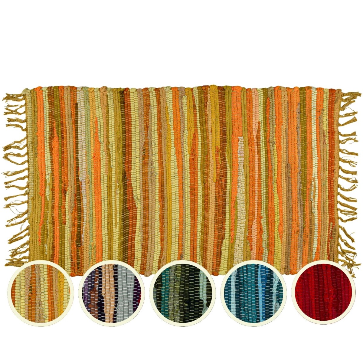 Tapis Callum jaune 90 × 50 cm | Ta box