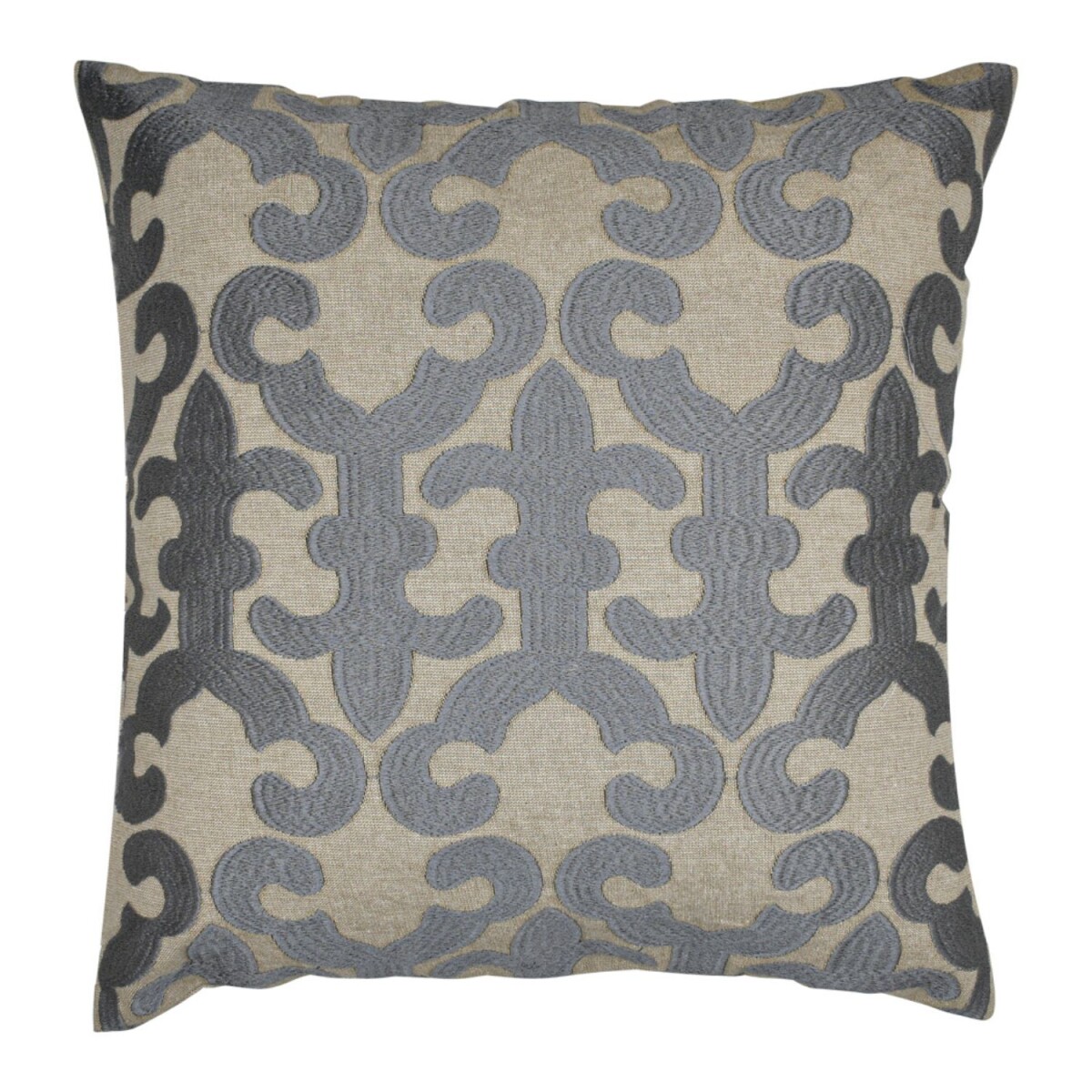 Housse de coussin faite main Kayon Gris  box
