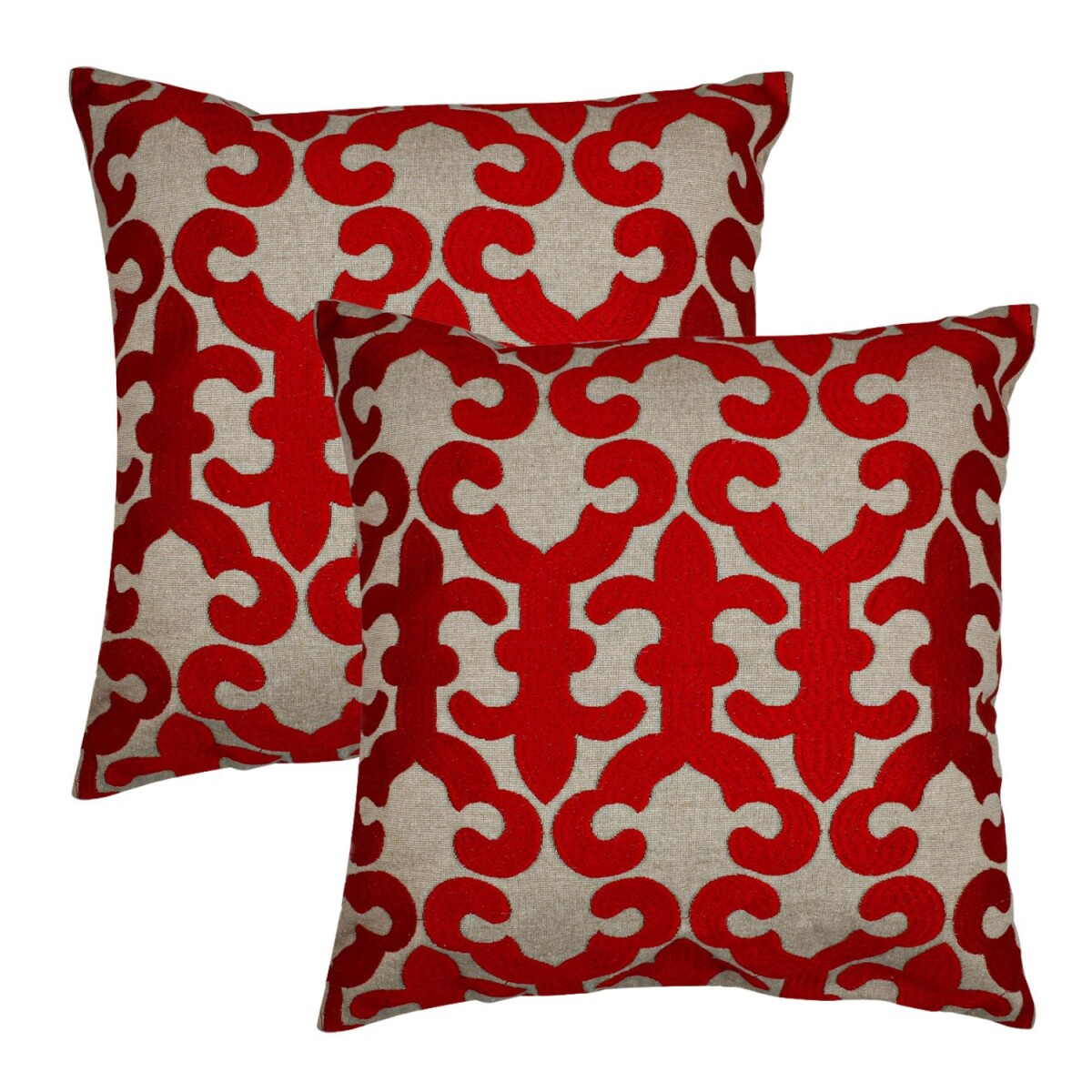 Lot de 2 housses de coussin faites main  box