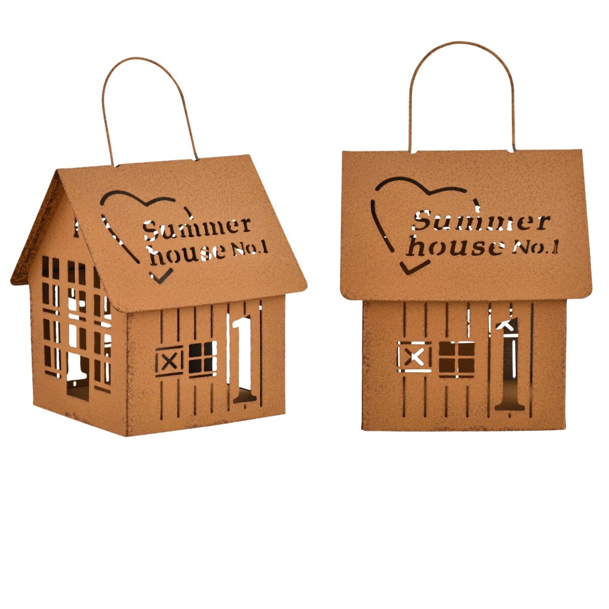 Lot de 2 bougeoirs « Rangée box