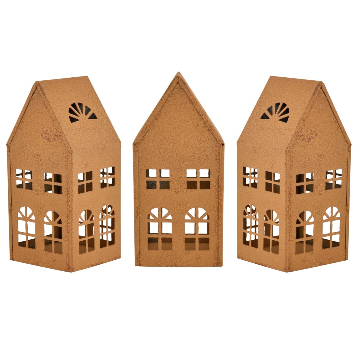 Lot de 3 bougeoirs « rangée box