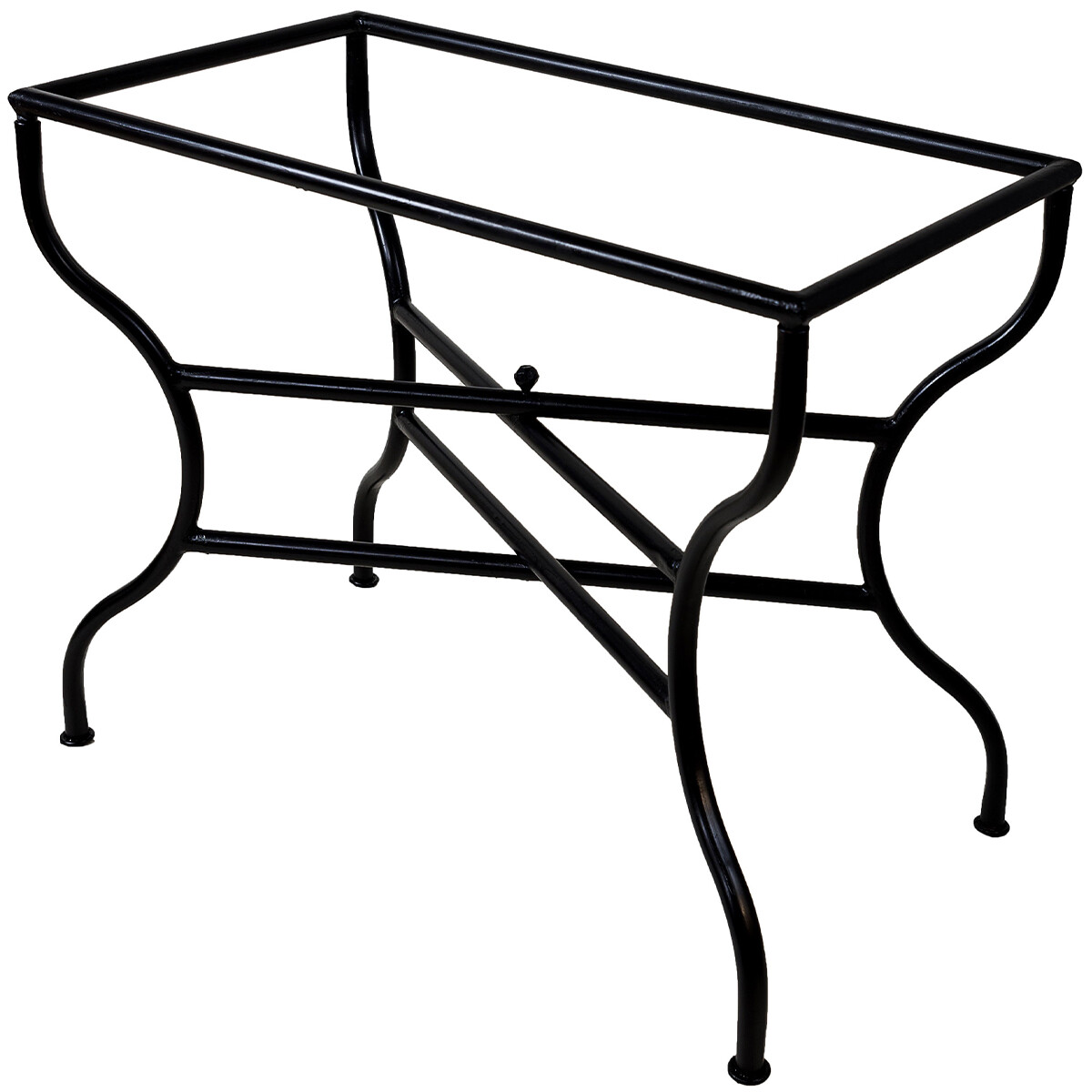 Table en mosaïque, piètement box