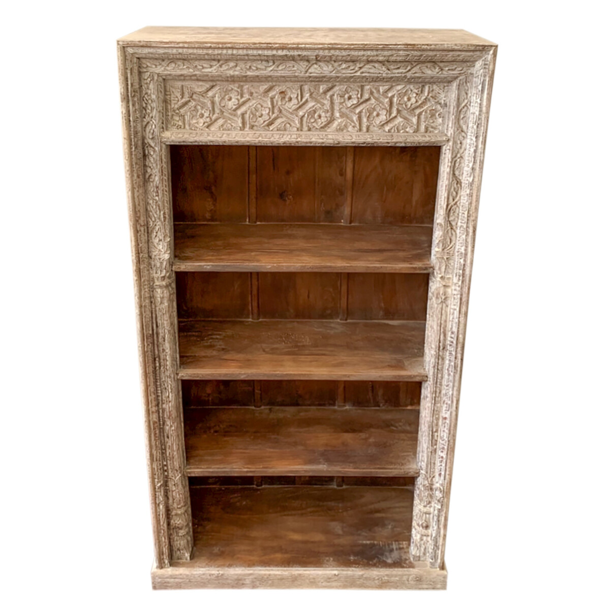 Bibliothèque vintage de style anc box