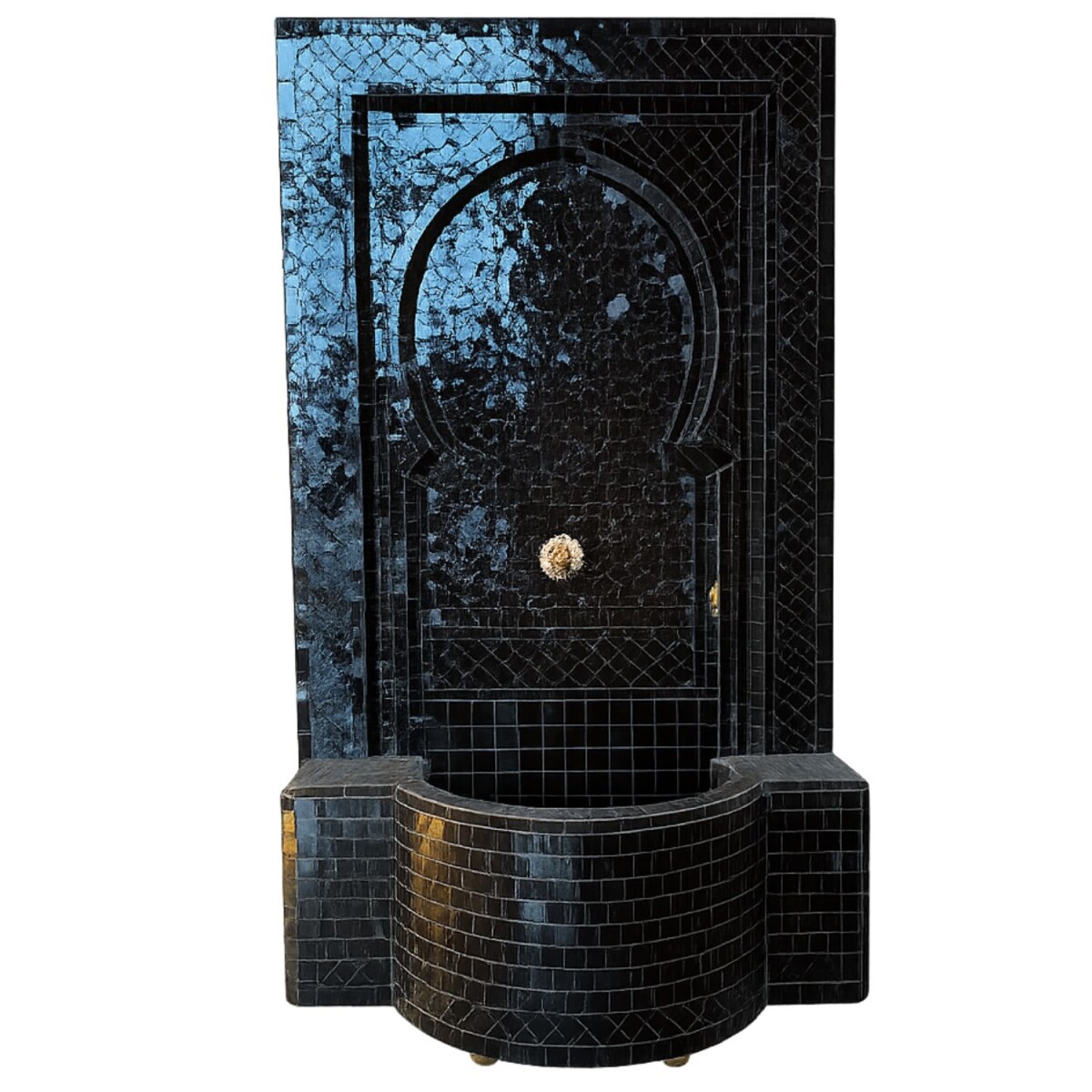 Fontaine de jardin marocaine en mosa&ium box