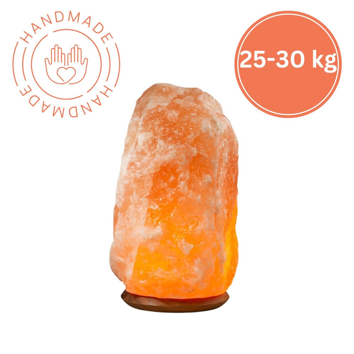 Cristal de sel lumineux ROCK 25-30 kg -  box