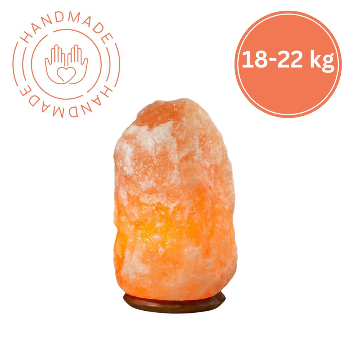 Cristal de sel lumineux ROCK 18-22 kg -  box
