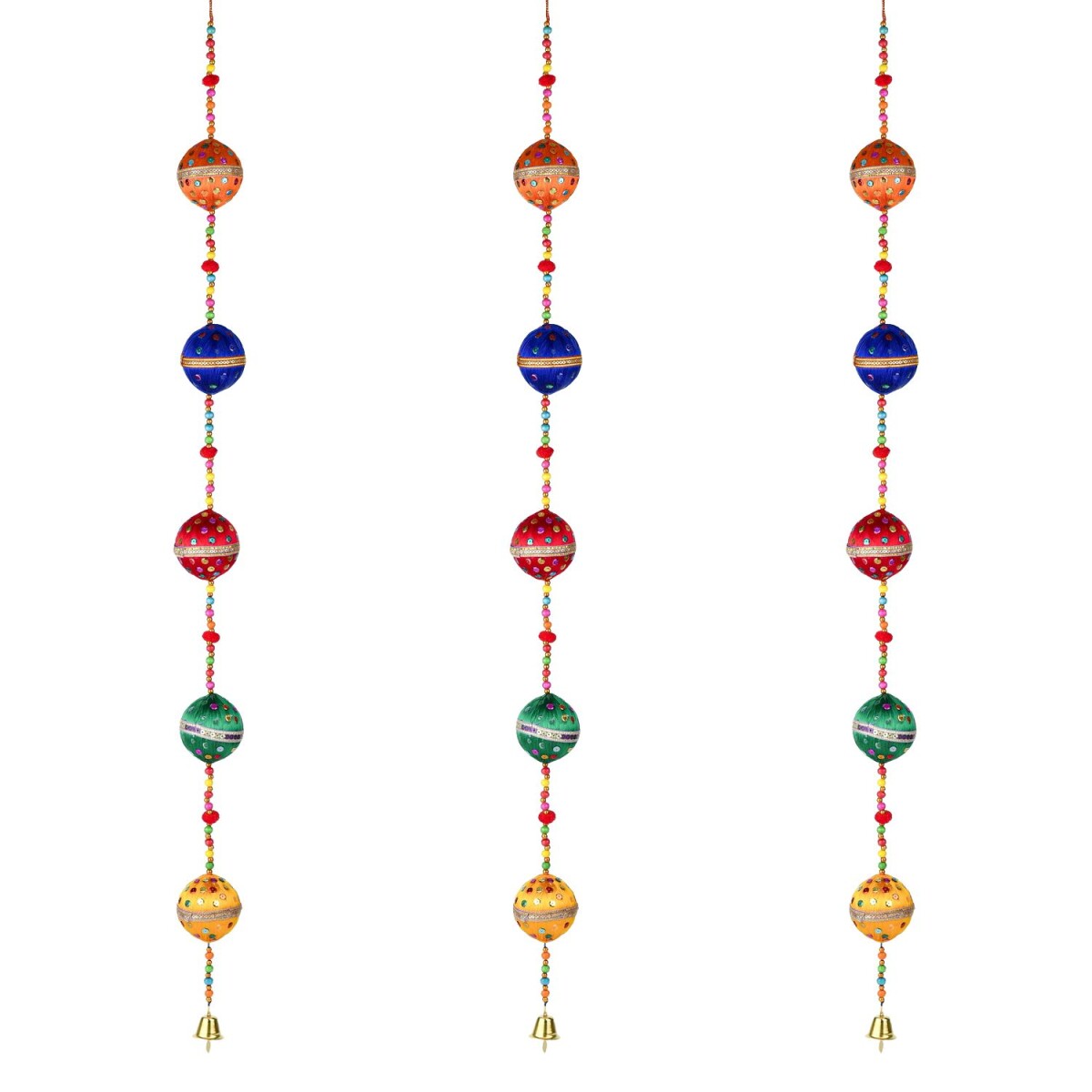 Lot de 3 suspensions décoratives bohèmes &laqu