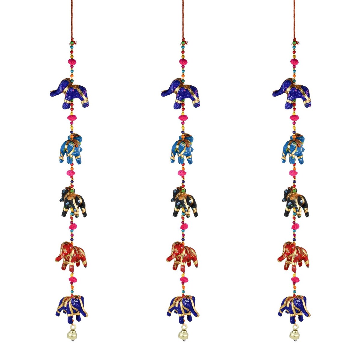 Lot de 3 suspensions décoratives bohèmes &laqu
