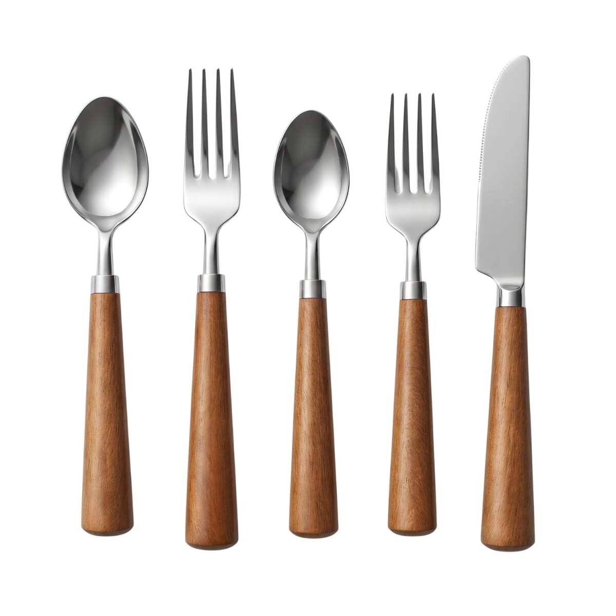 Set de couverts Akira, lot de 5, bois da box