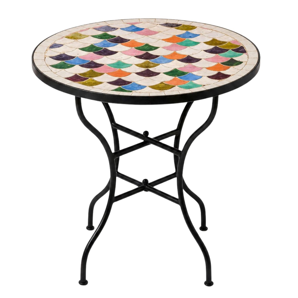 Table en mosaïque Manarola multicol box