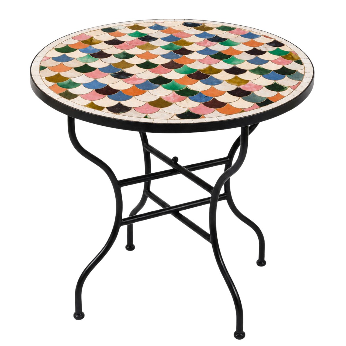 Table en mosaïque Manarola multicol box