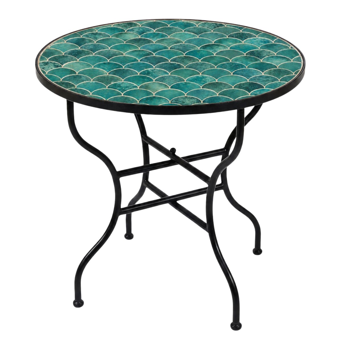Table en mosaïque Friglia verte, &O box