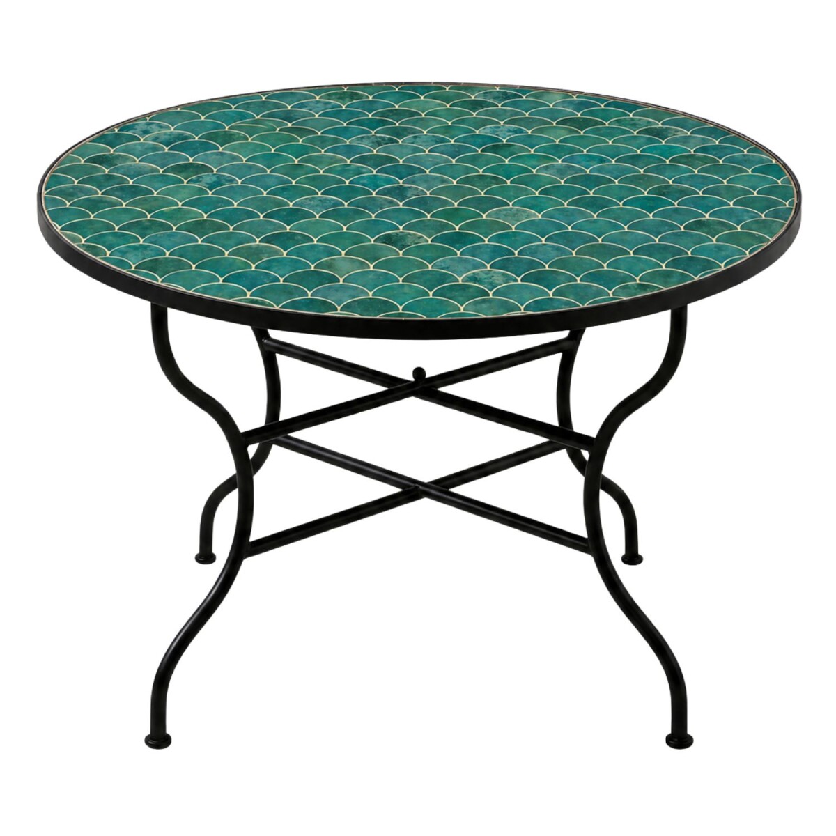 Table en mosaïque Friglia verte, &O box