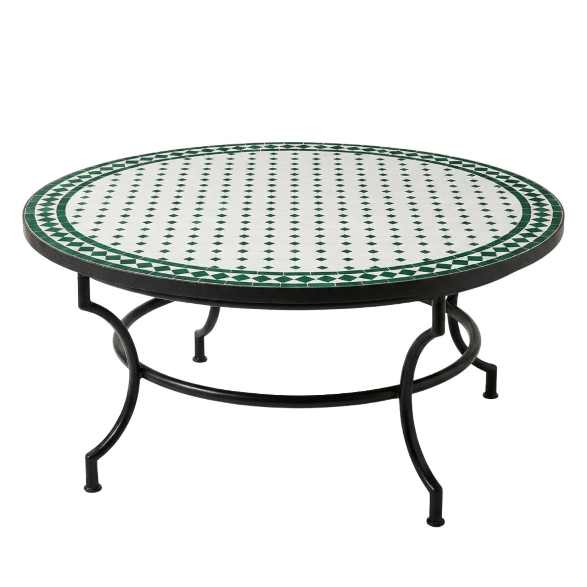 Table basse marocaine en mosaïque,  box