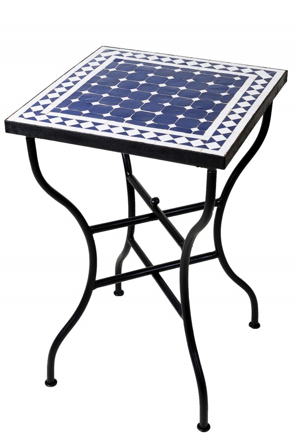 Table en mosaïque marocaine « Marrakech » b