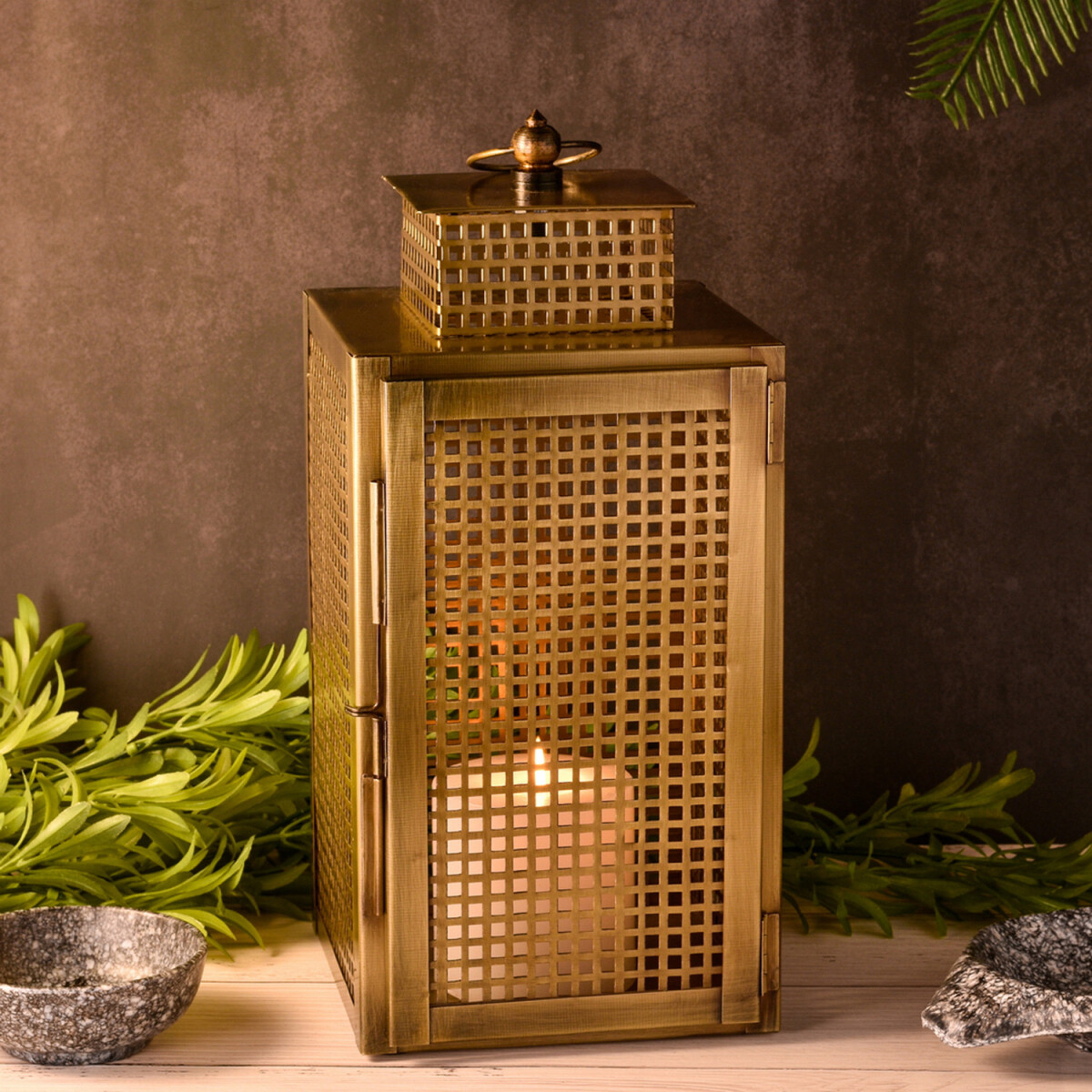 Lanterne de jardin vintage, lanterne de  box