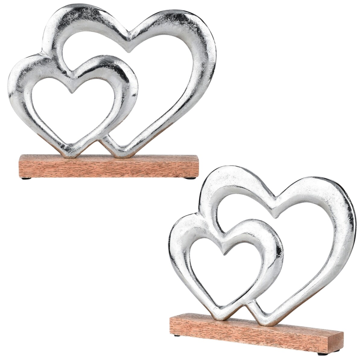 Lot de 2 figurines décoratives en box
