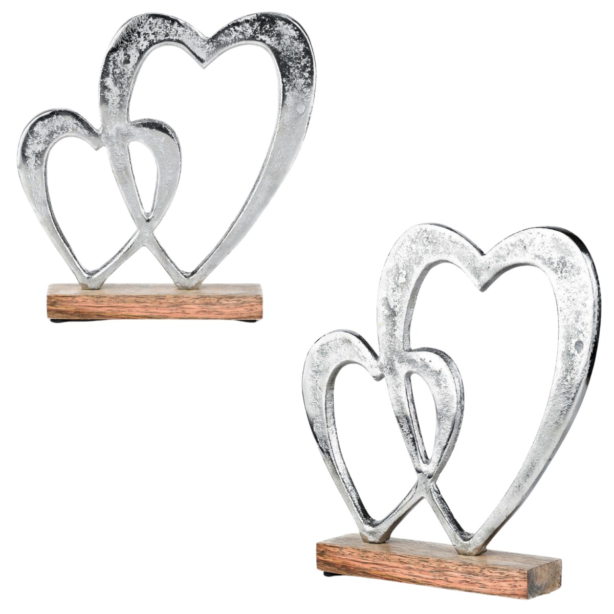 Lot de 2 figurines décoratives en box