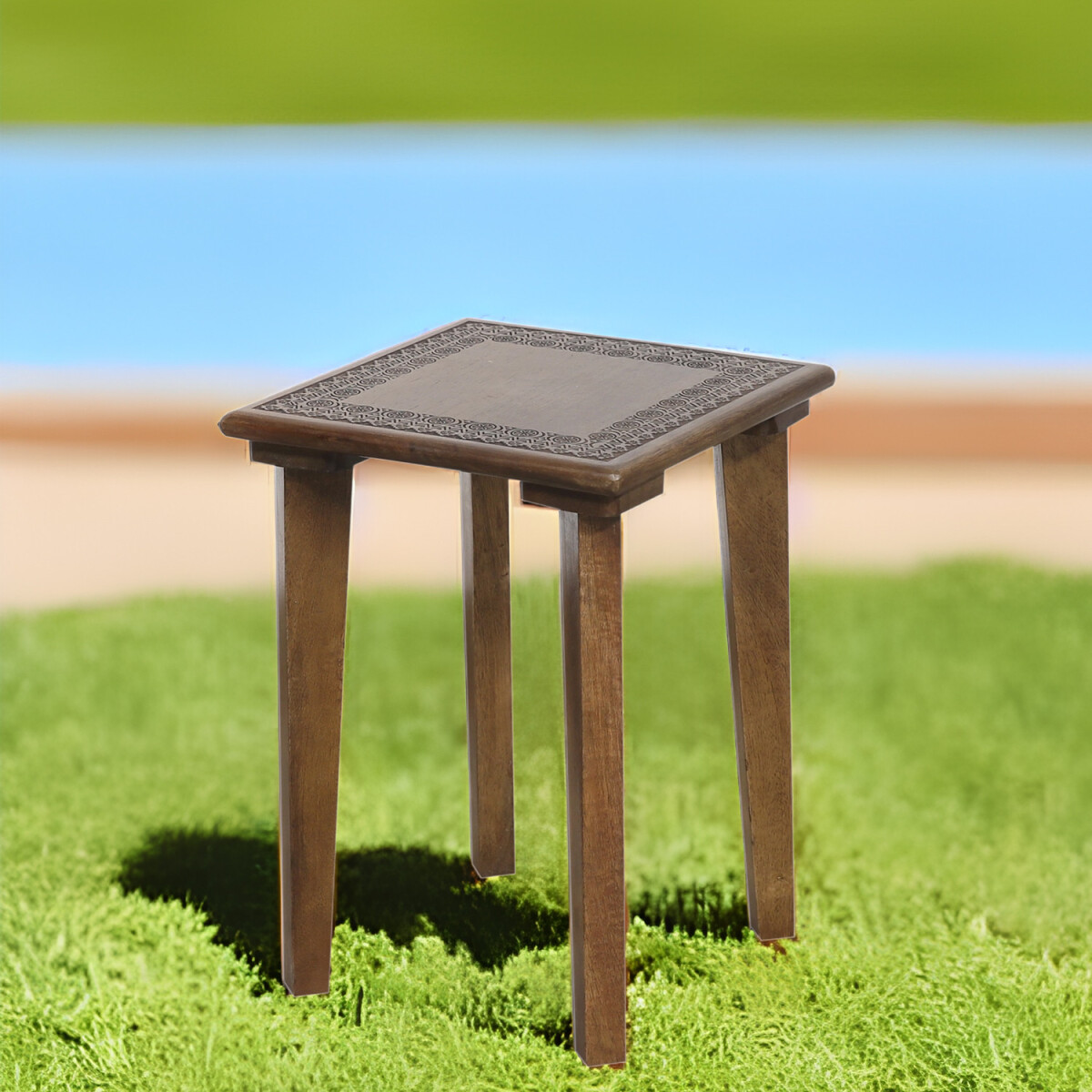 Table dappoint orientale, tabouret, tabo box